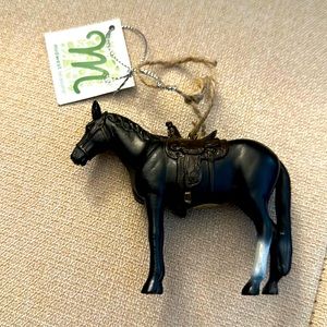Horse Ornament with Saddle